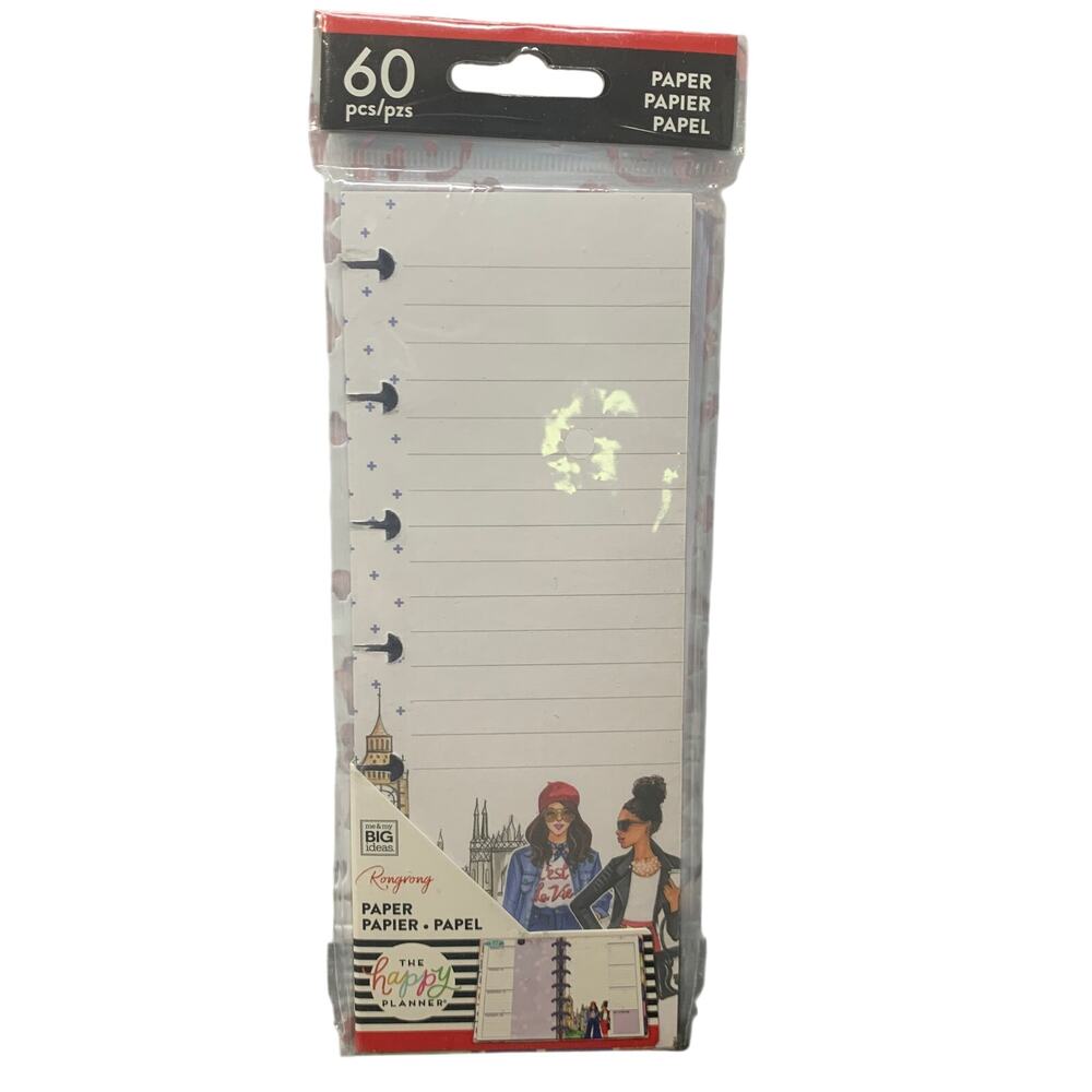 NIP Happy Planner paper 60 half lined sheets 60 FILM-31X Rongrong MAMBI